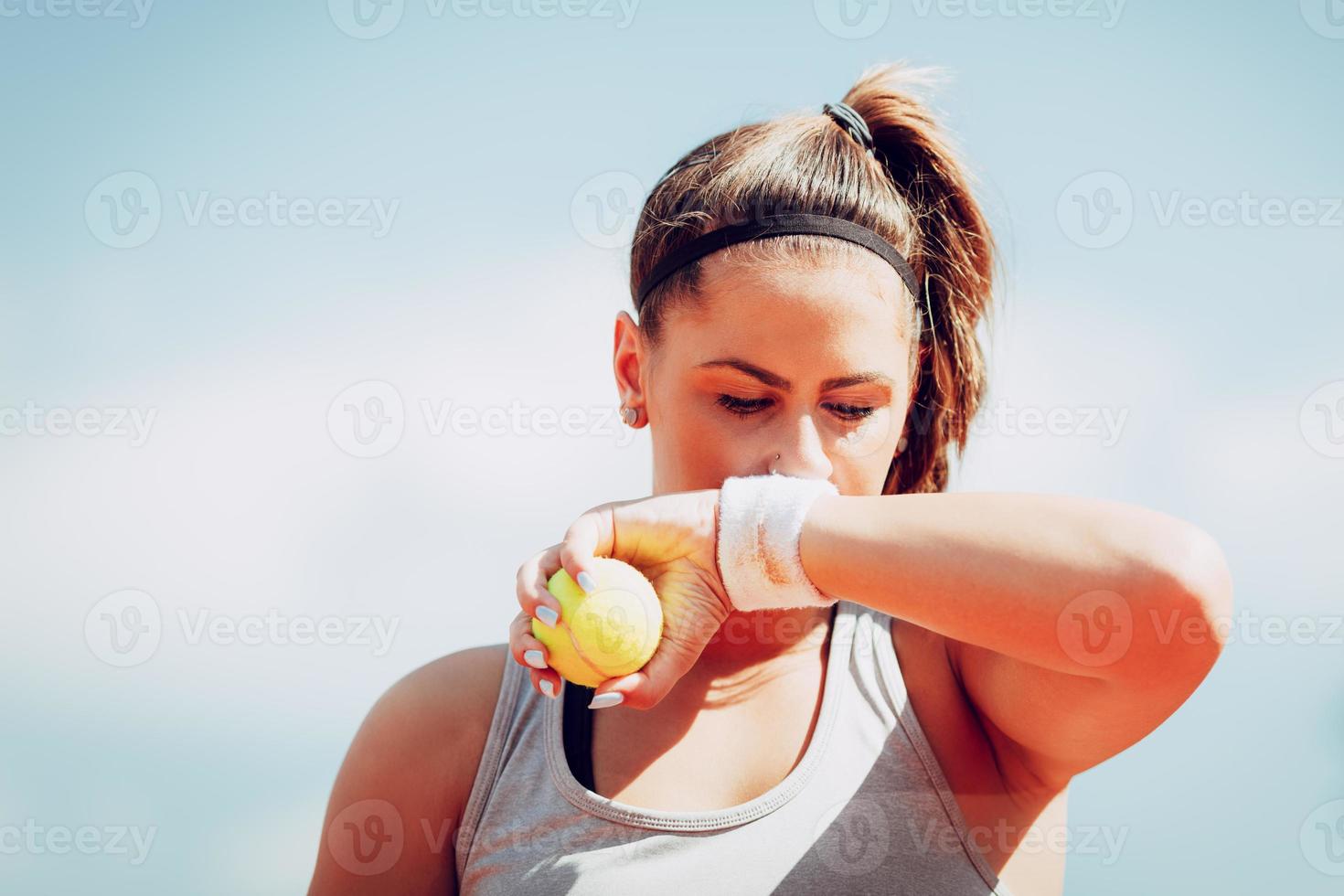 Tennisspielerin foto