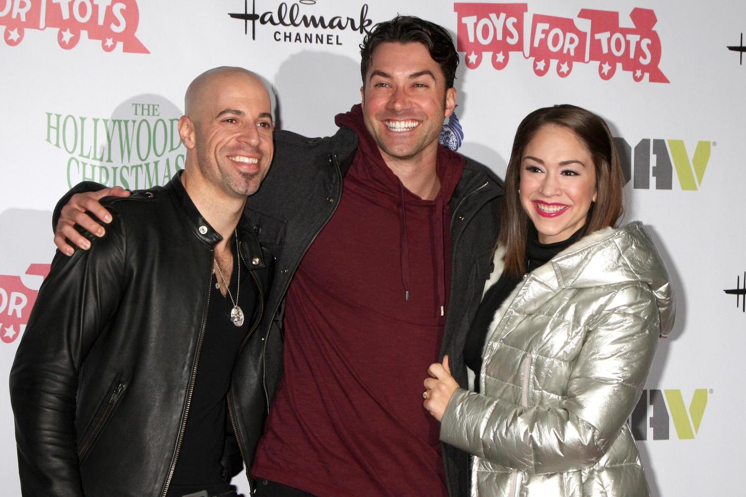 los angeles, 1. dezember - chris daughtry, ace young, diana degarmo bei der hollywood christmas parade 2013 in hollywood und highland am 1. dezember 2013 in los angeles, ca foto