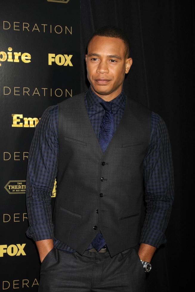 los angeles, 12. märz – trai byers bei der empire atas vorführung und panel im theater im ace hotel am 12. märz 2015 in los angeles, ca foto