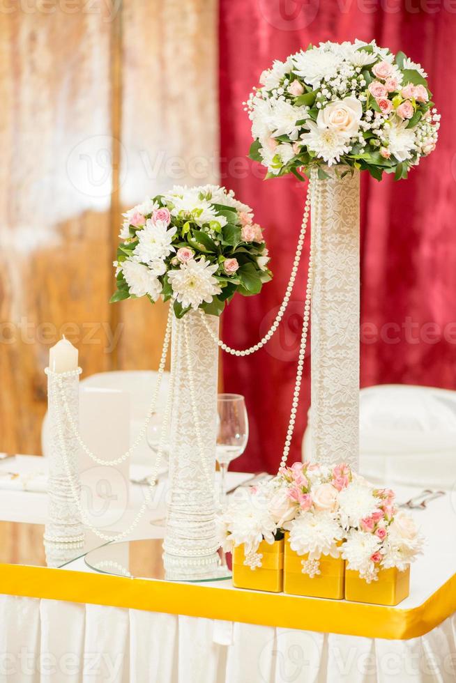 Hochzeit Tischdekoration foto