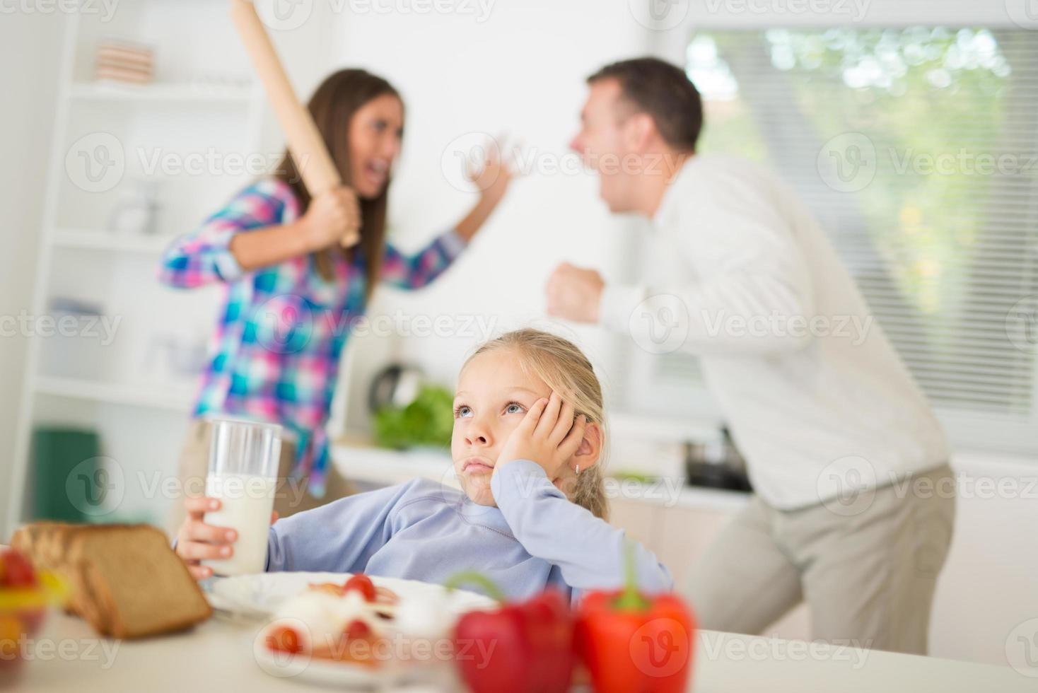 Sicht auf Familienkonflikte foto