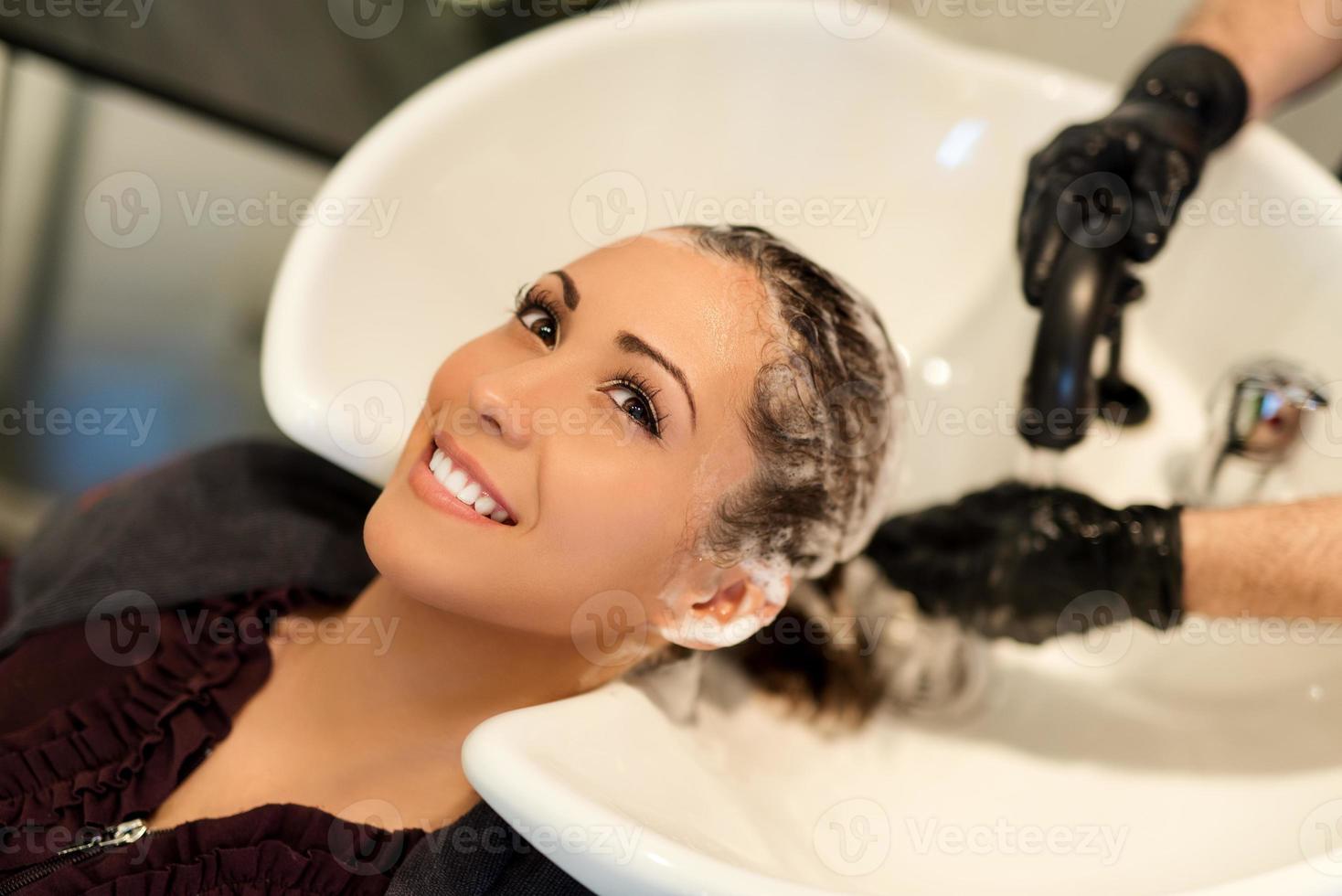 beim Friseur foto