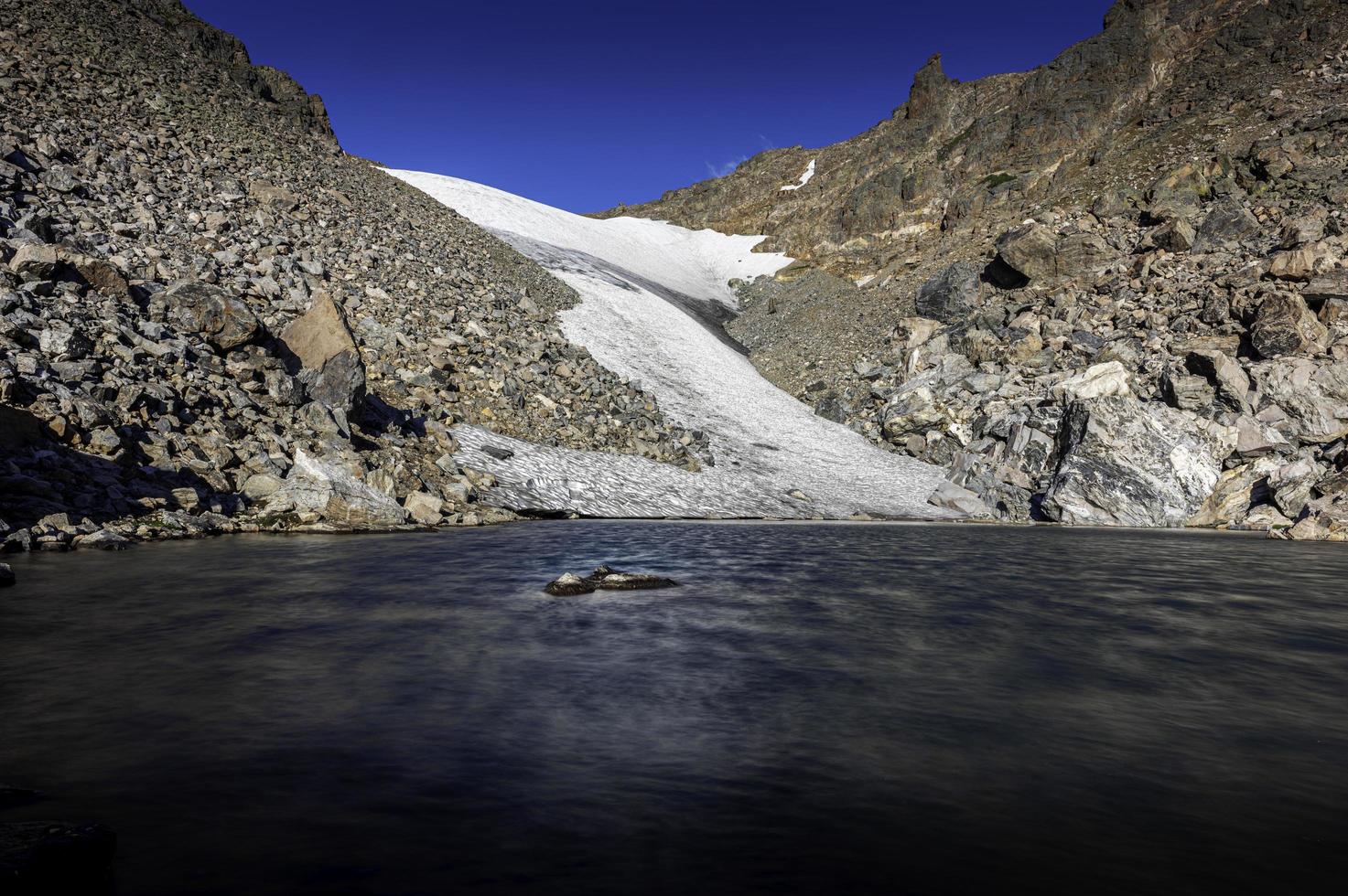 Nahansicht des Andrew-Gletschers foto