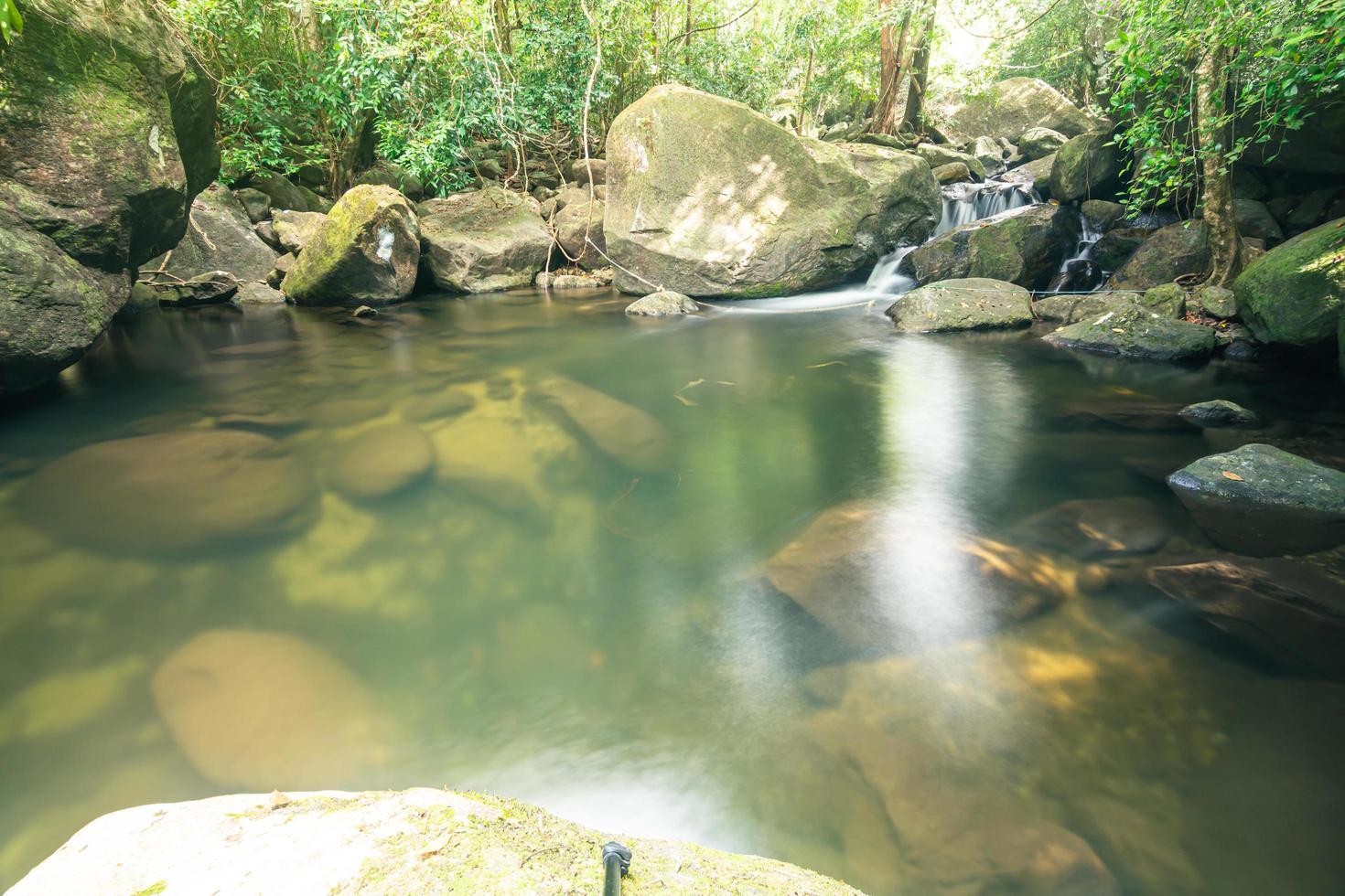 natürliche landschaft am khlong pla kang wasserfall foto