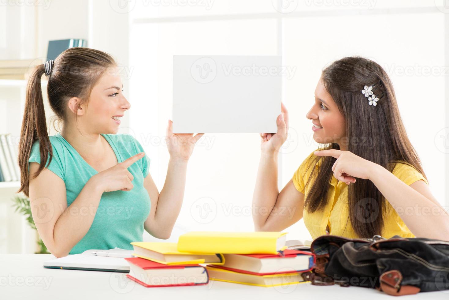 zwei Studentinnen foto