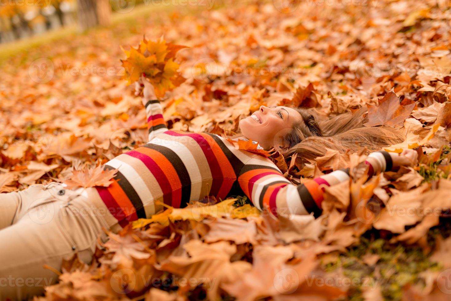 im Herbst genießen foto