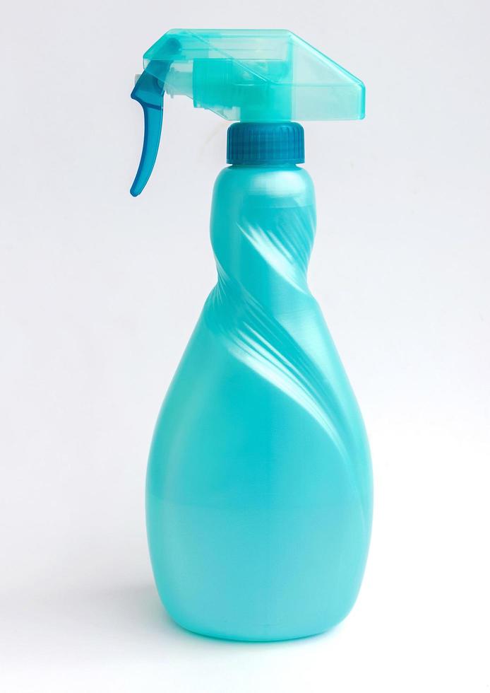 Plastikflasche für flüssige Produkte foto