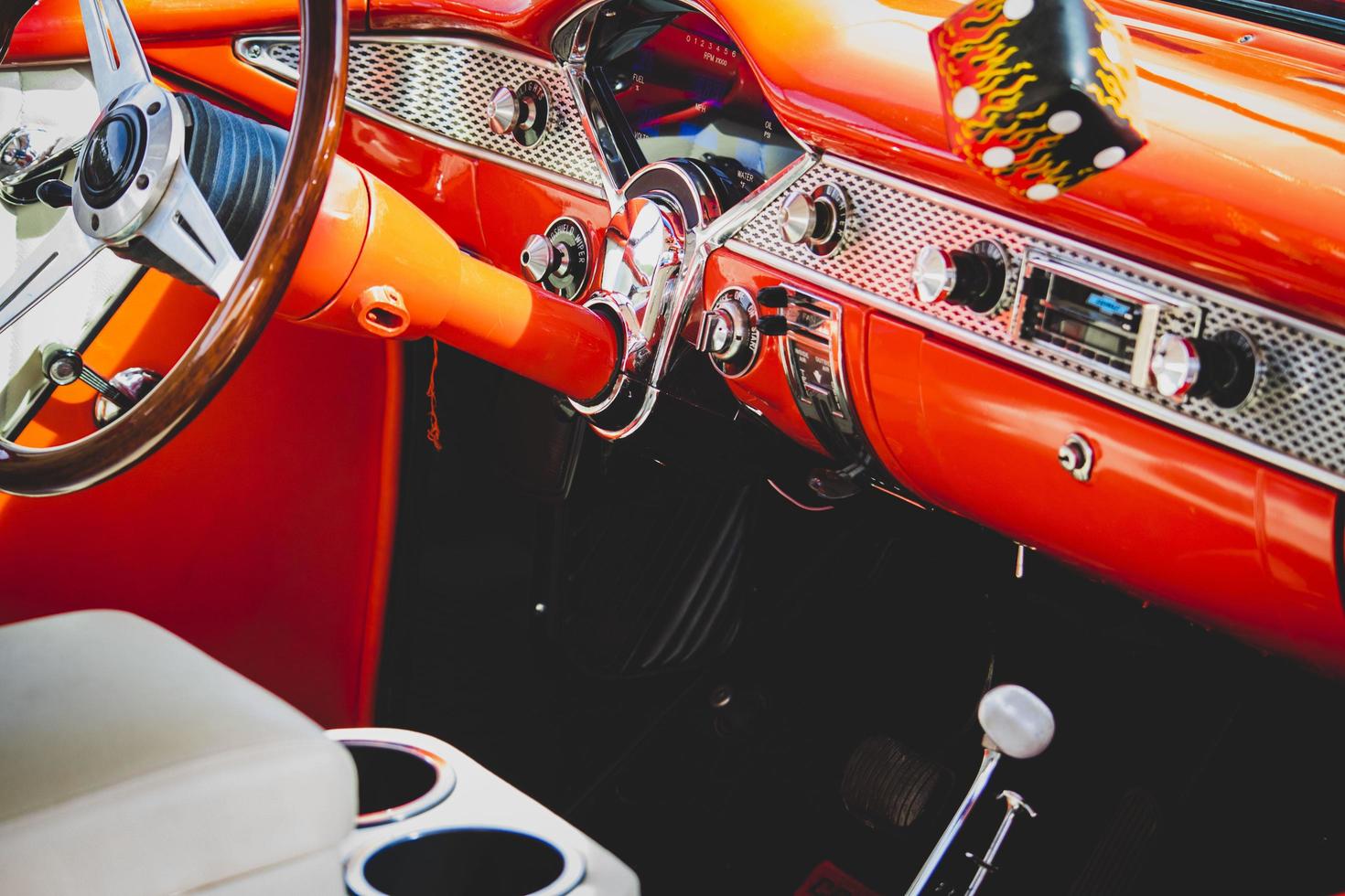 orange Auto Innenraum foto