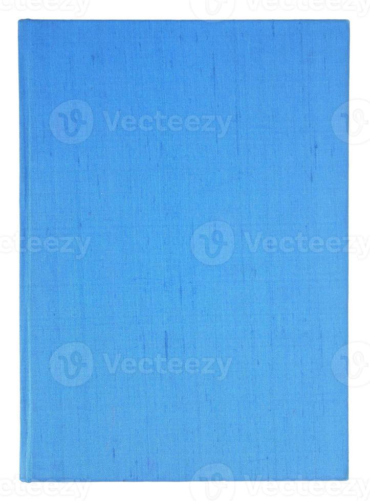 blaue Buchseiten lokalisiert auf einem Weiß mit Beschneidungspfad foto