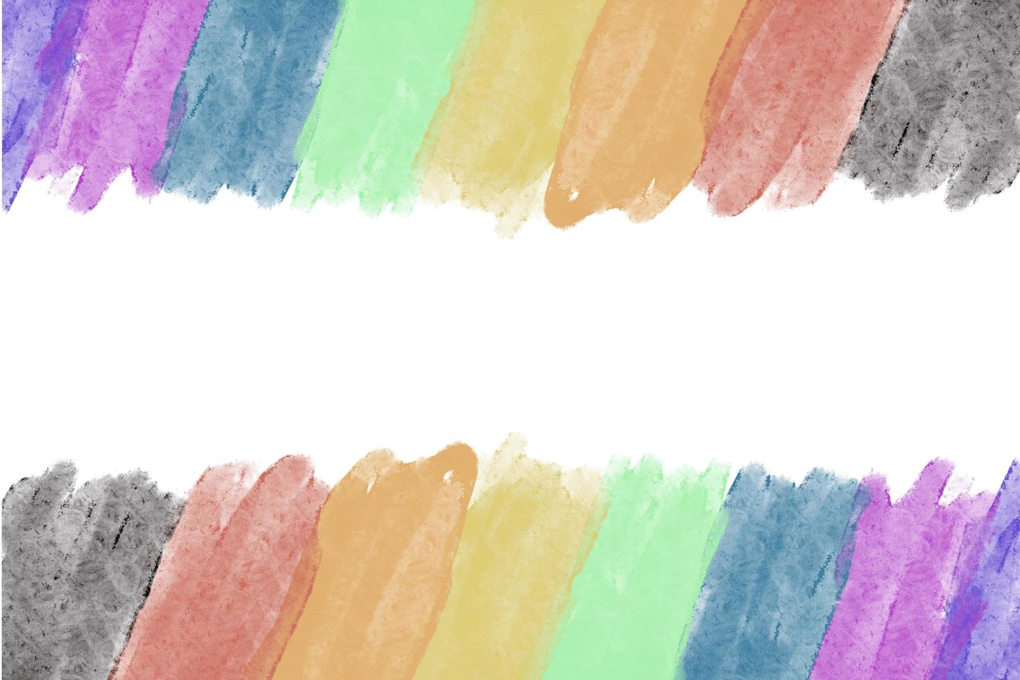 Zeichnung von Regenbogenfarben mit Texten "Happy Pride Month 2023", Konzept für Feierlichkeiten der lgbtqai-Community im Pride Month auf der ganzen Welt. foto