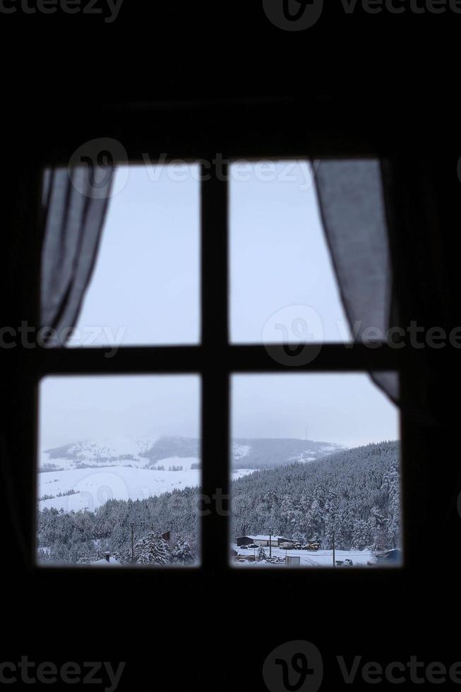 Blick durchs Fenster foto