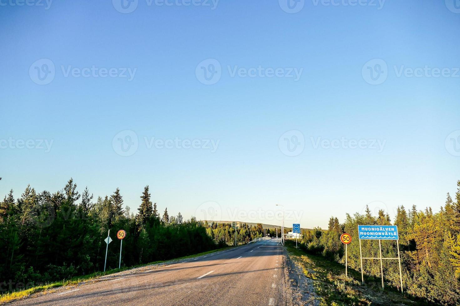 Landschaft in Schweden, Europa foto