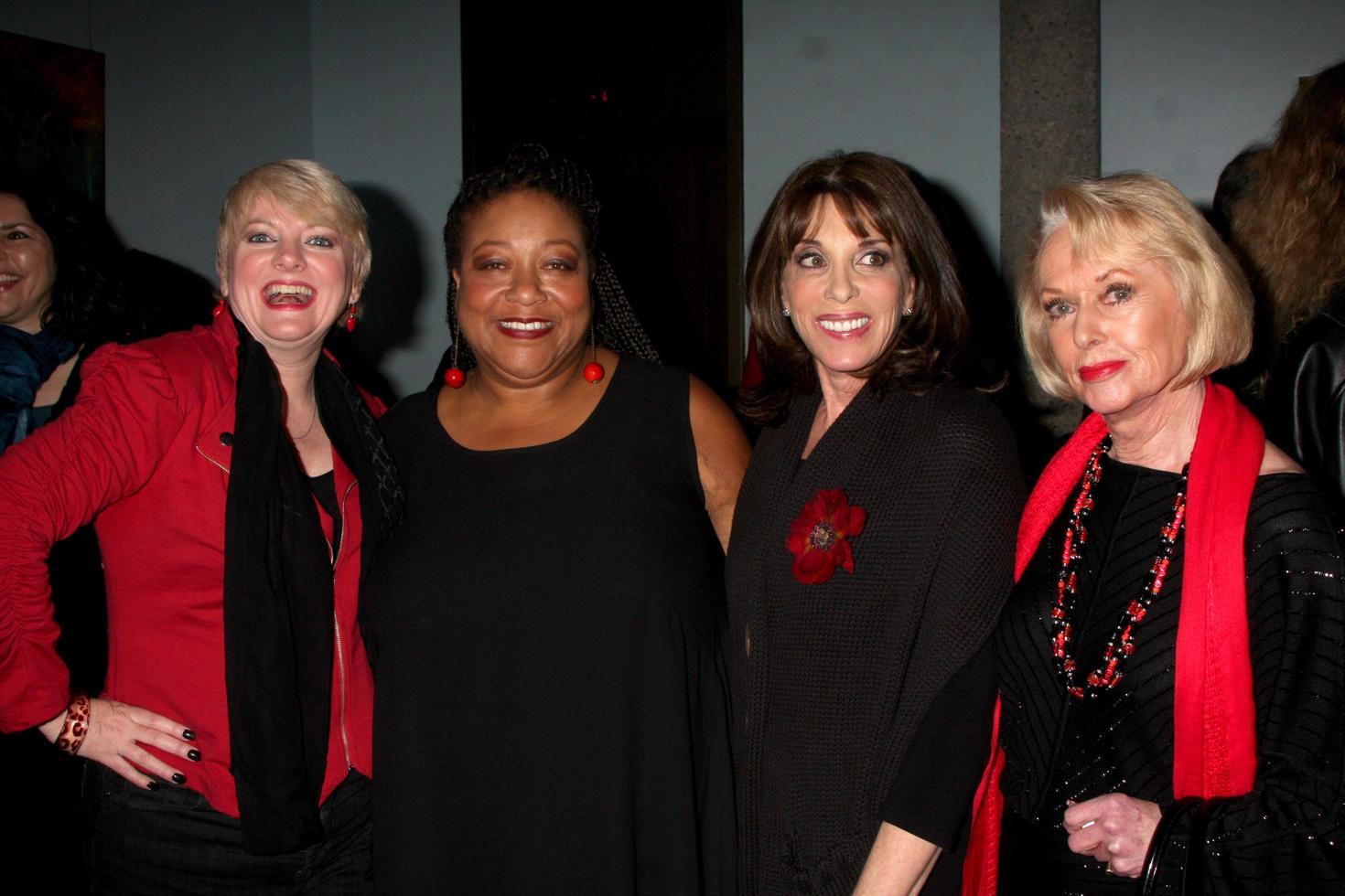 los angeles, feb 18 - alison arngrim, diane amos kate linder, tippi hedren beim vday, vagaina monologues performance at barnsdall gallery theater am 18. februar 2011 in los angeles, ca foto