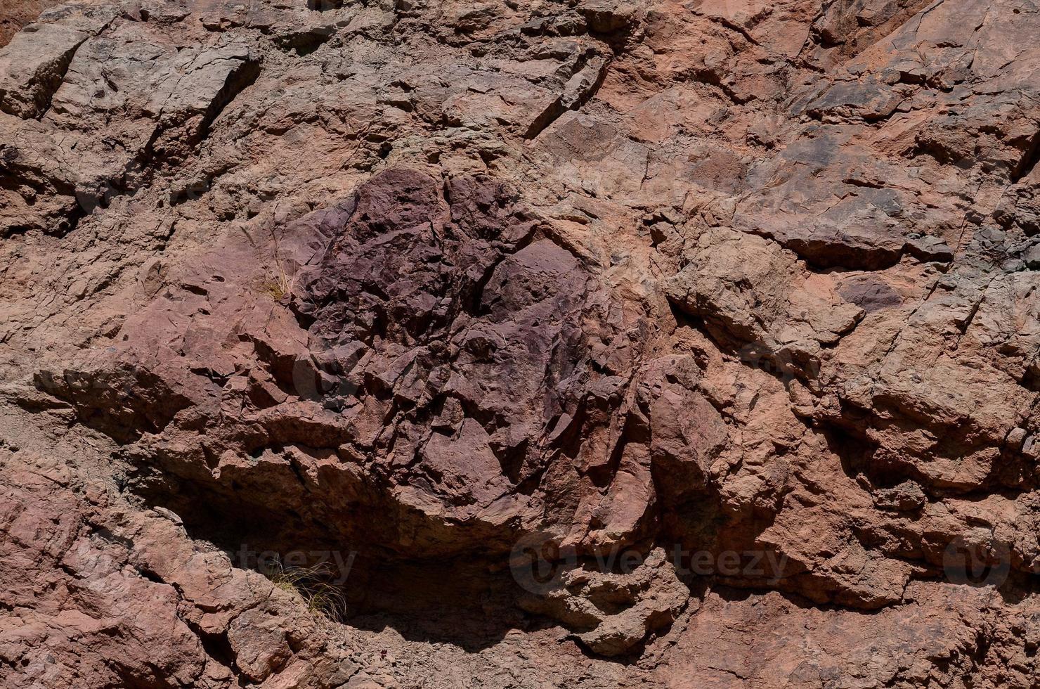 roter Felsen aus nächster Nähe foto