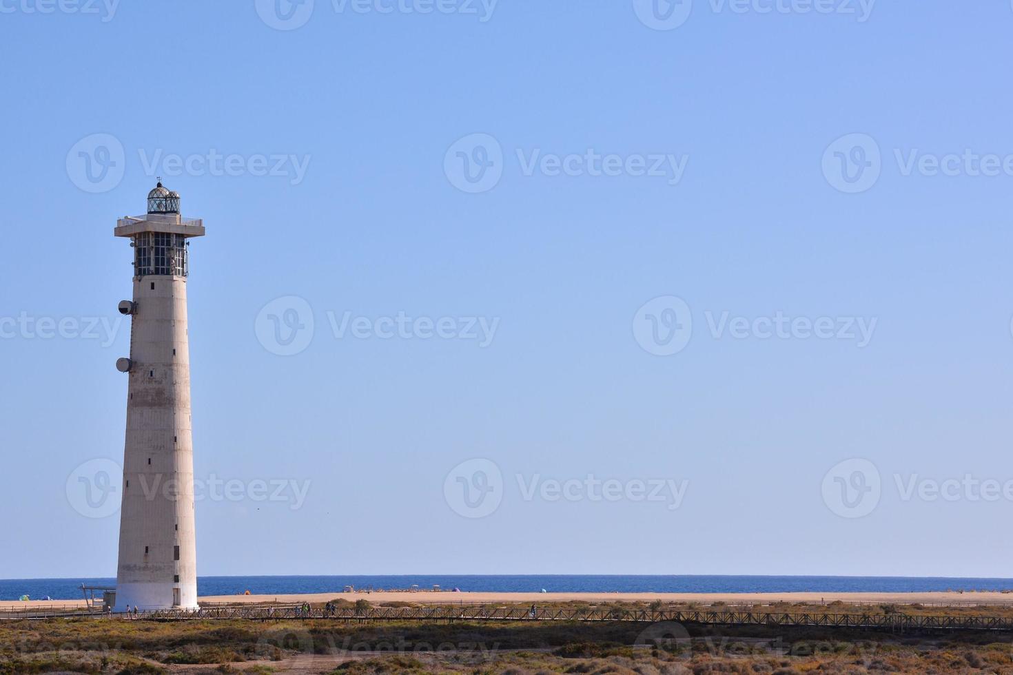 Leuchtturm am Meer foto