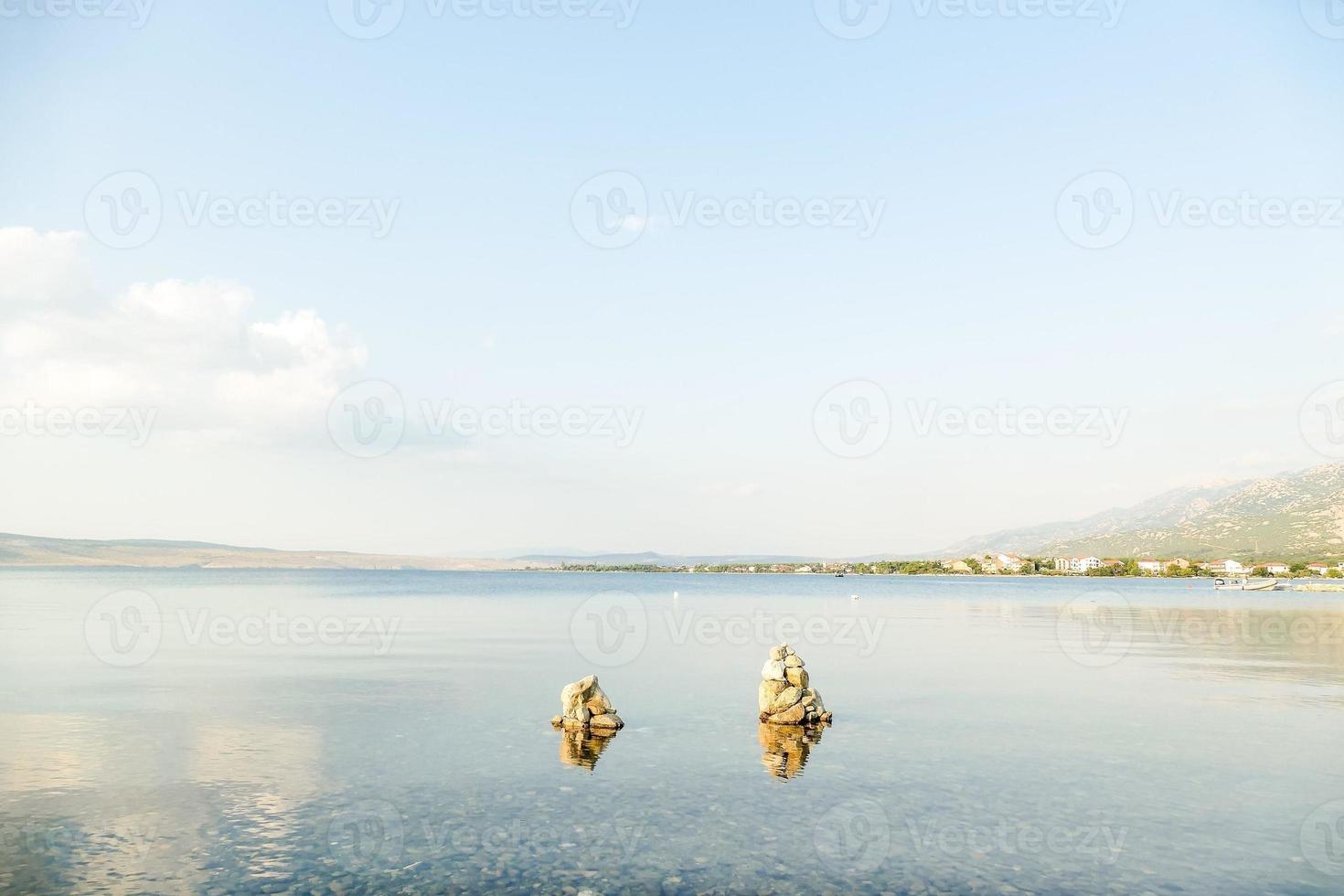 Blick auf den Strandtag foto