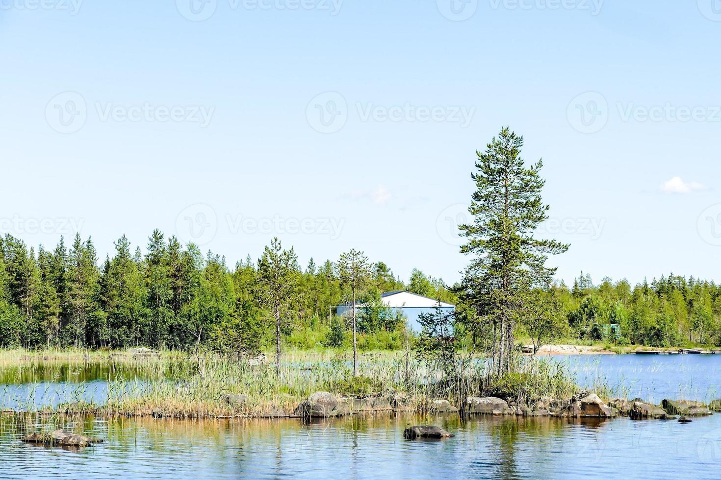 Landschaft in Schweden, Europa foto