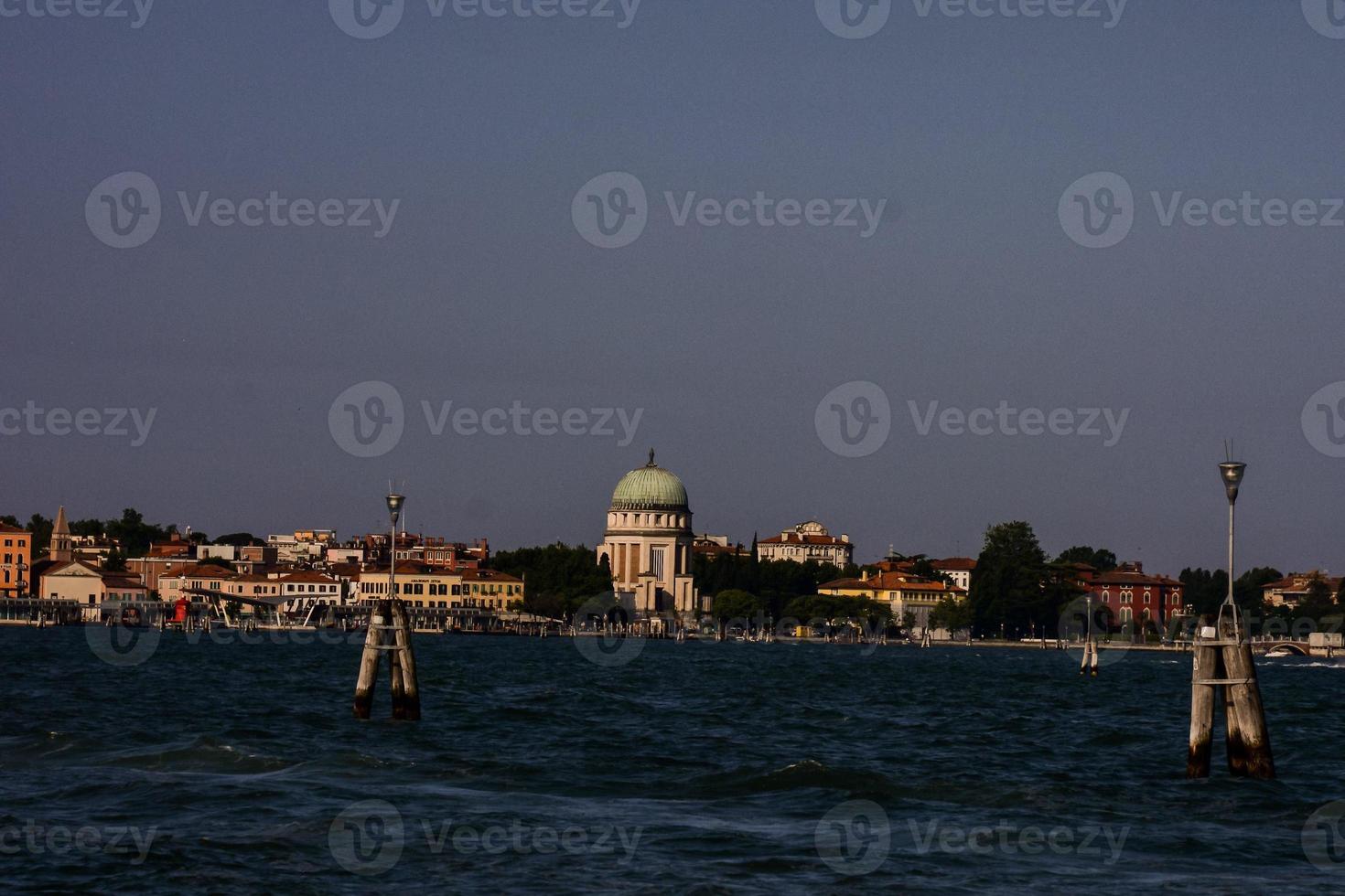 Landschaftsansicht von Venedig foto
