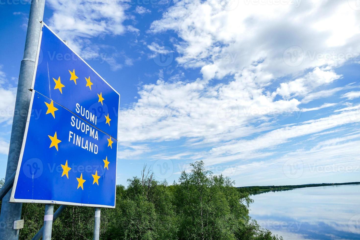 Landschaft in Schweden, Europa foto