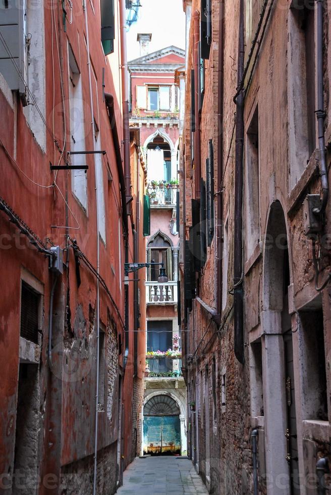 Straße in Venedig foto