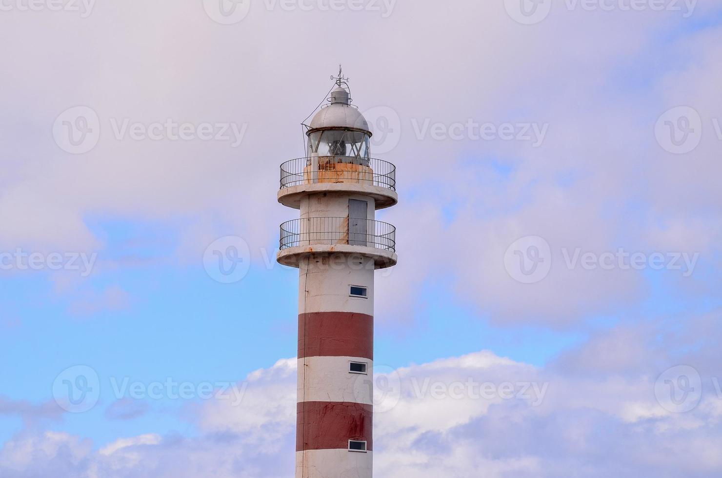 Leuchtturm am Meer foto