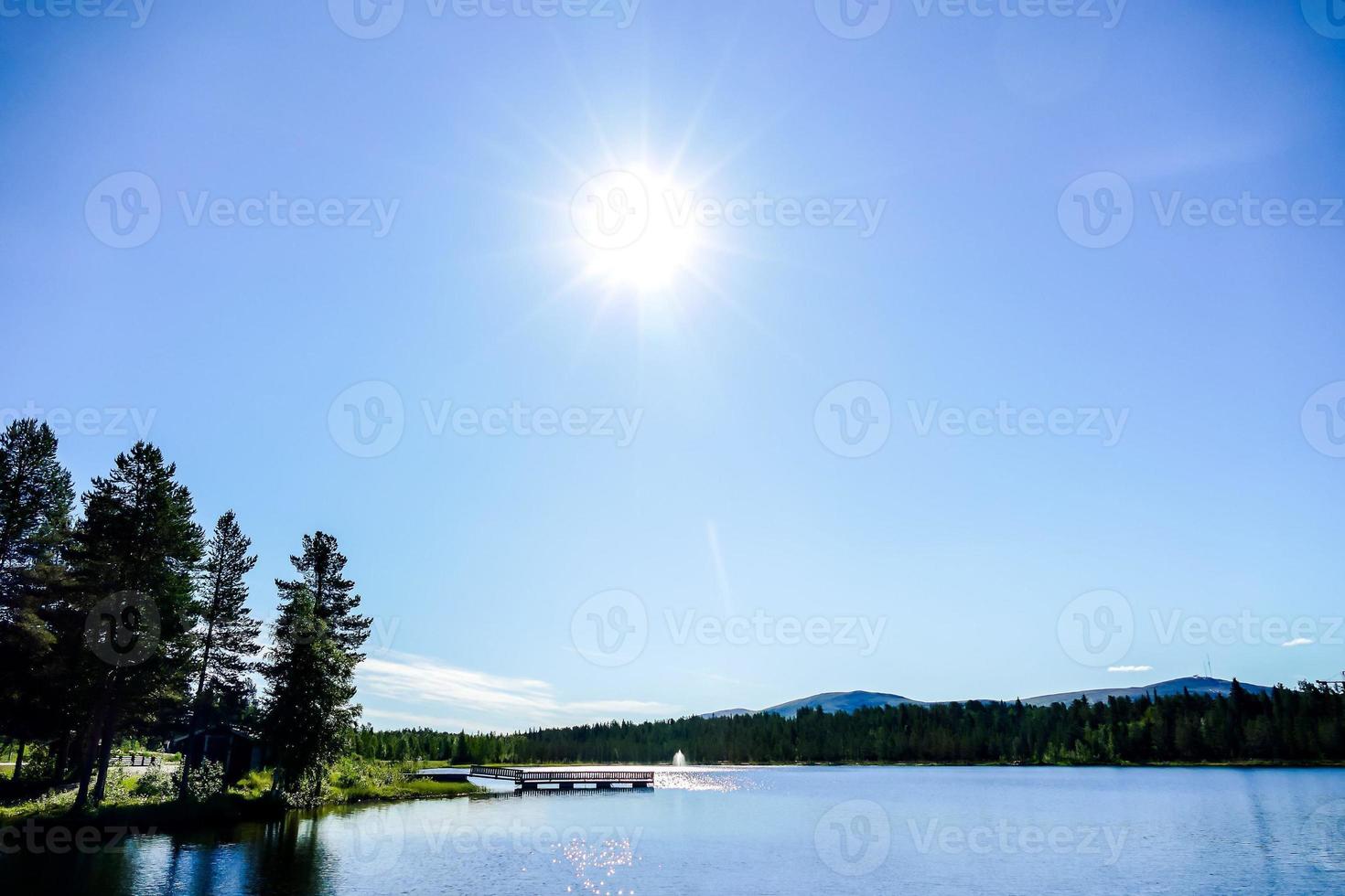 Landschaft in Schweden, Europa foto