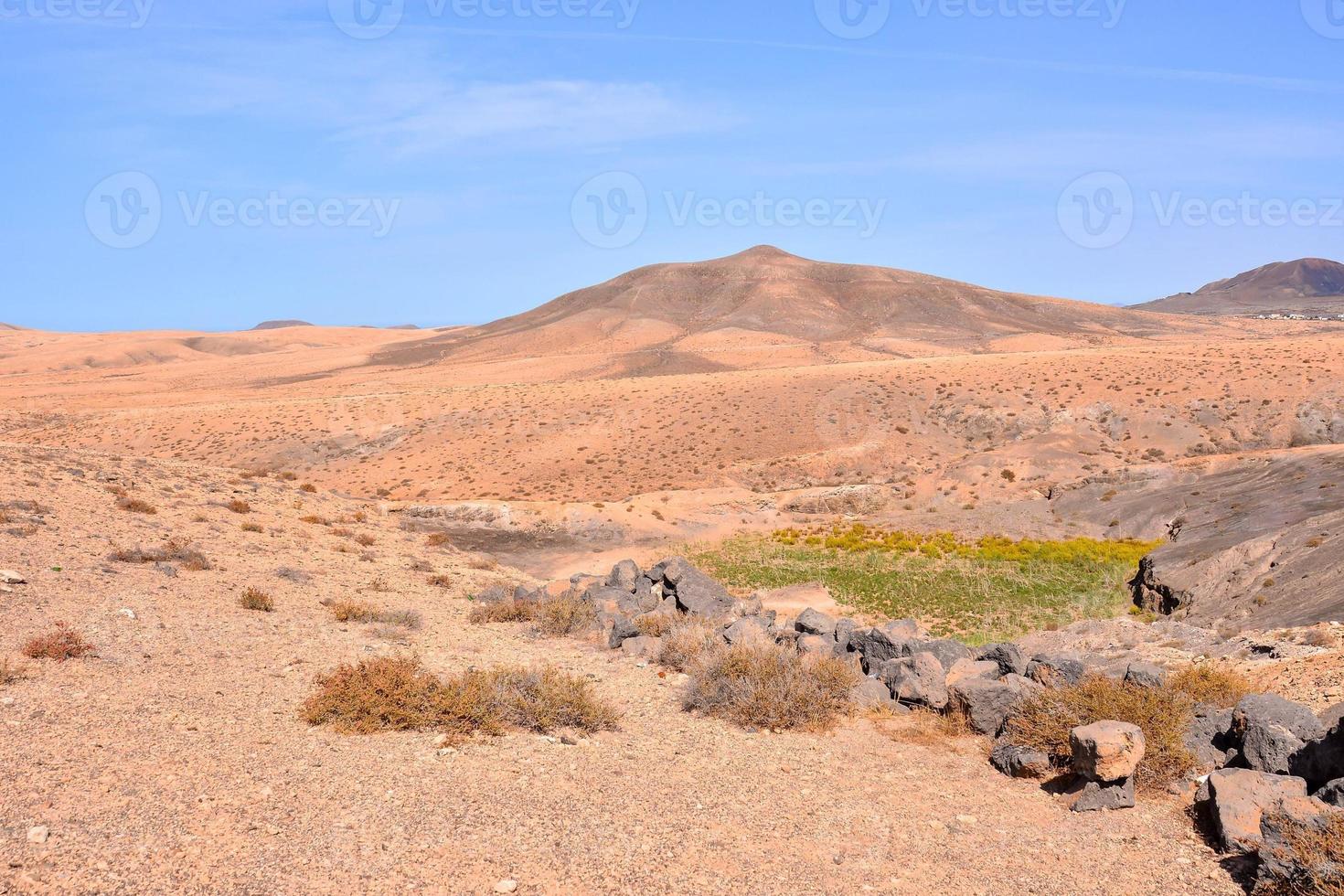 Blick auf die Sanddünen foto