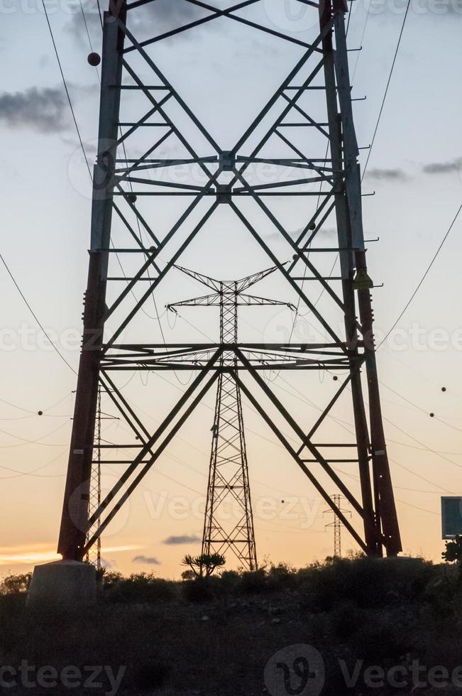 Energieturm-Szene foto