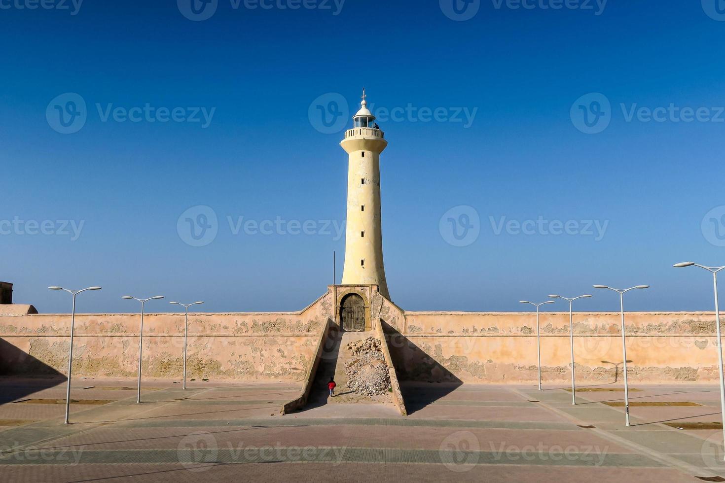 Leuchtturm in Marokko foto