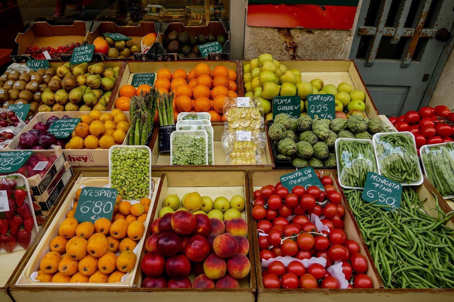 Spanien, 2022 - Ansicht der Produkte foto