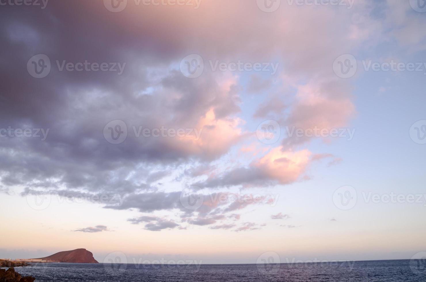 bunter Sonnenuntergangshimmel foto