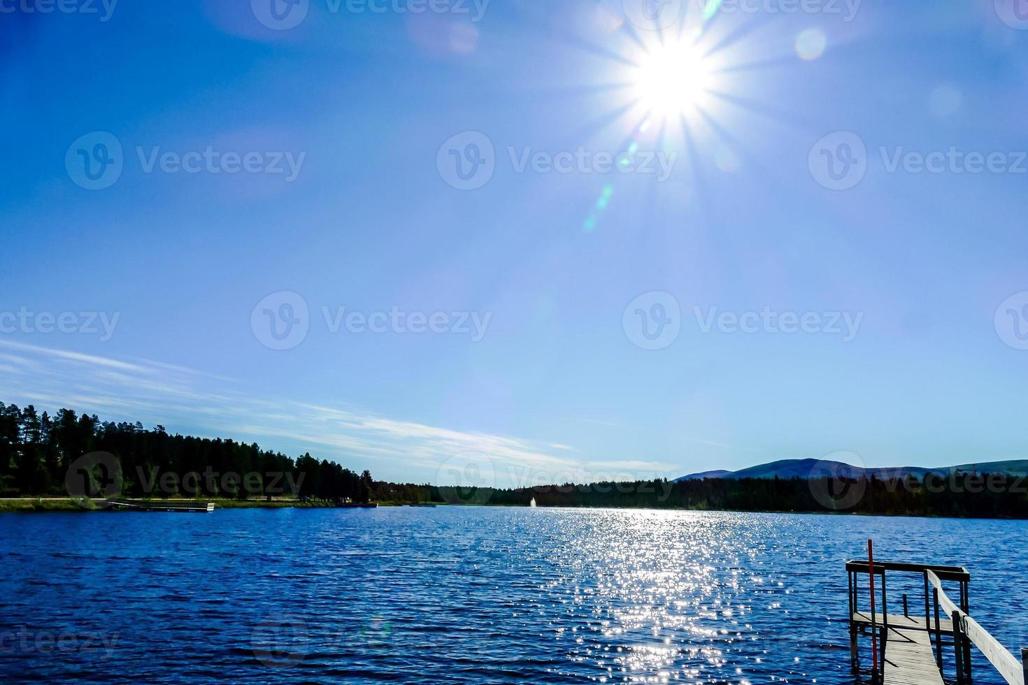 Landschaft in Schweden, Europa foto