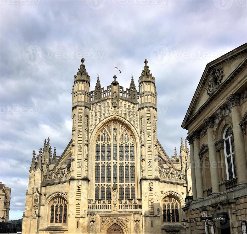 Blick auf die Kathedrale von Bath foto