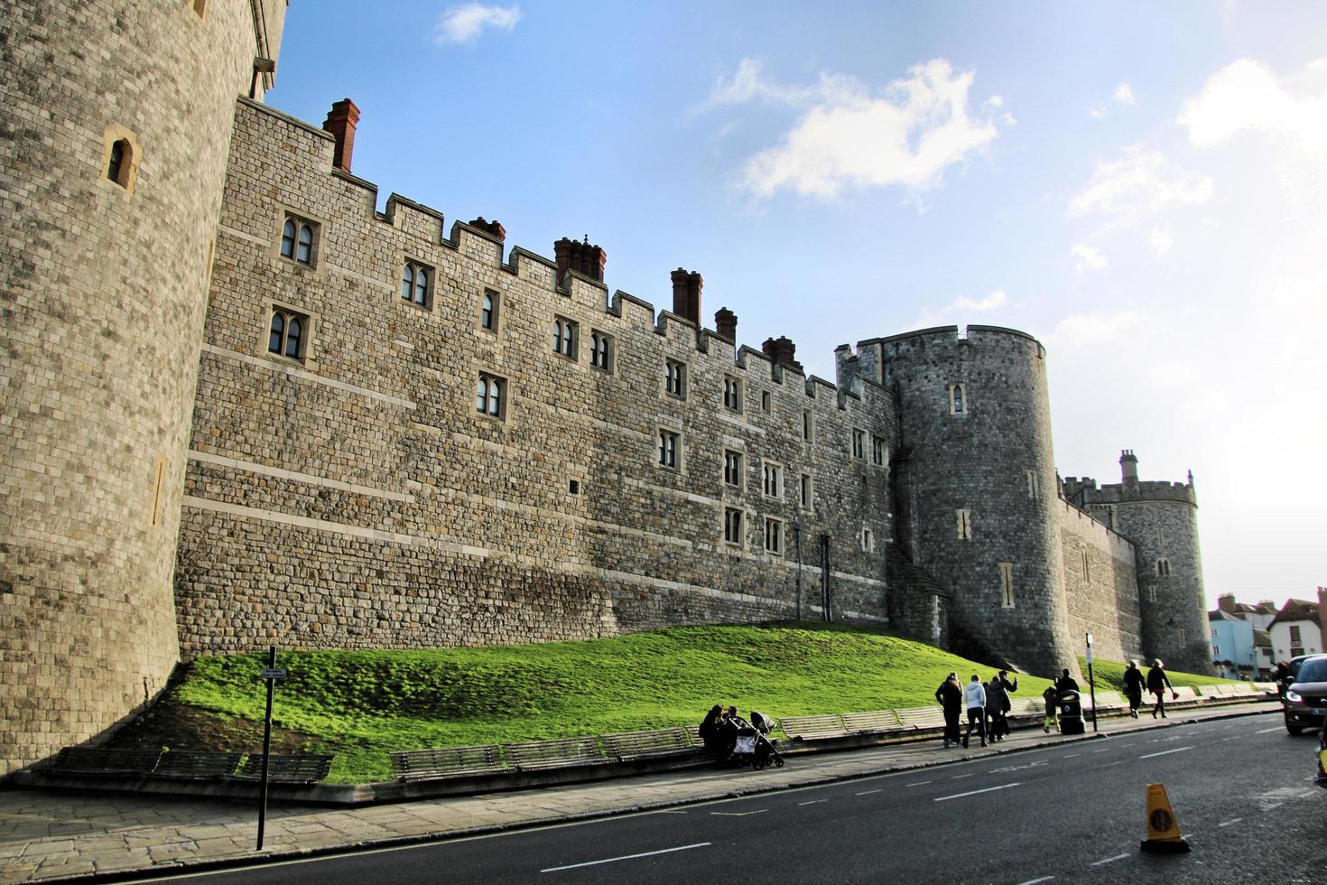 Windsor in Großbritannien im November 2020. Blick auf Schloss Windsor foto