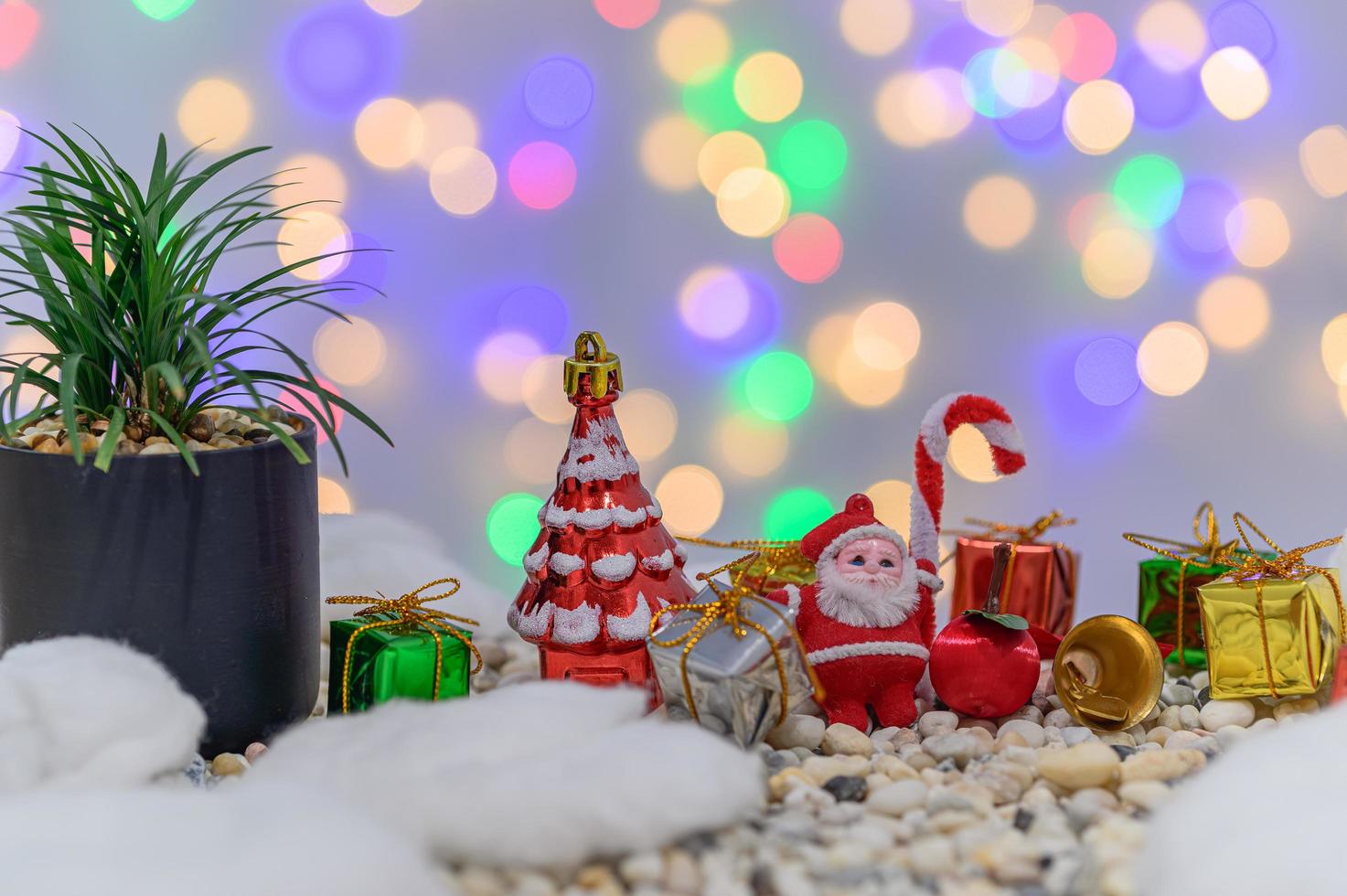 Weihnachtshintergrund für die Adventszeit foto