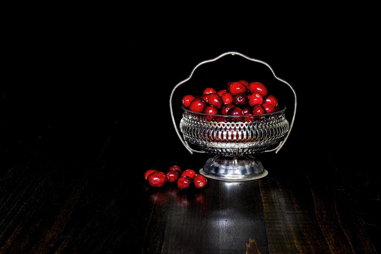 zurückhaltende Preiselbeeren foto