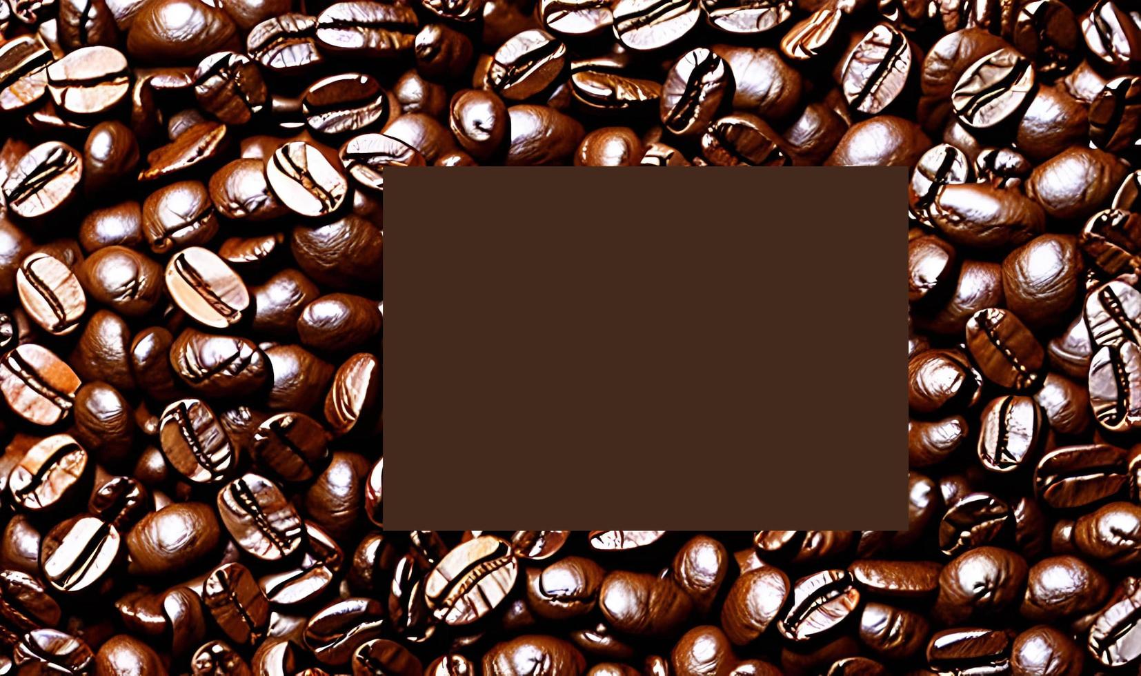 frisch geröstete Kaffeebohnen. kann als Hintergrund verwendet werden. Kaffee Zusammensetzung. foto