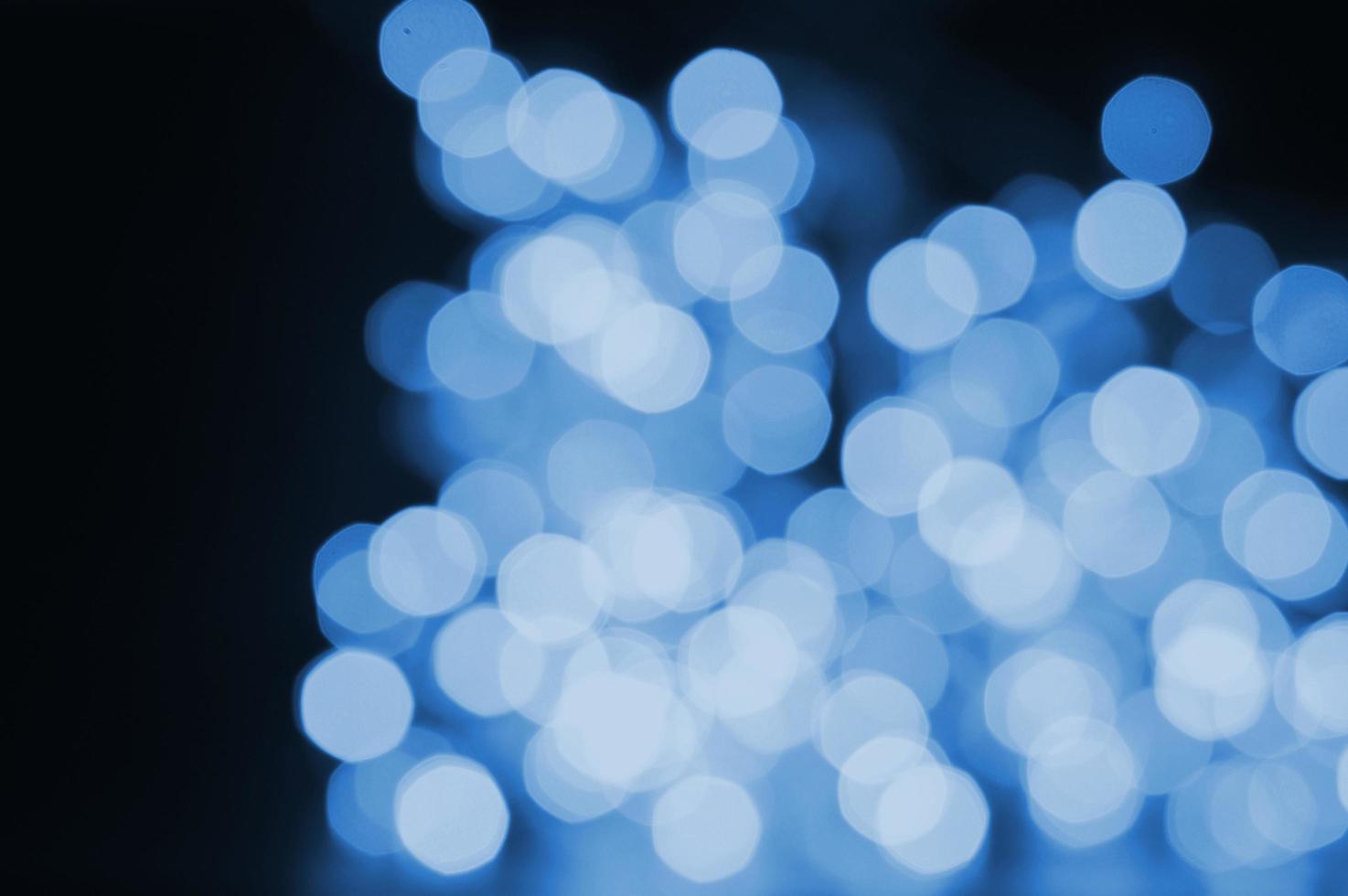 blaue große Bokeh-Lichter foto