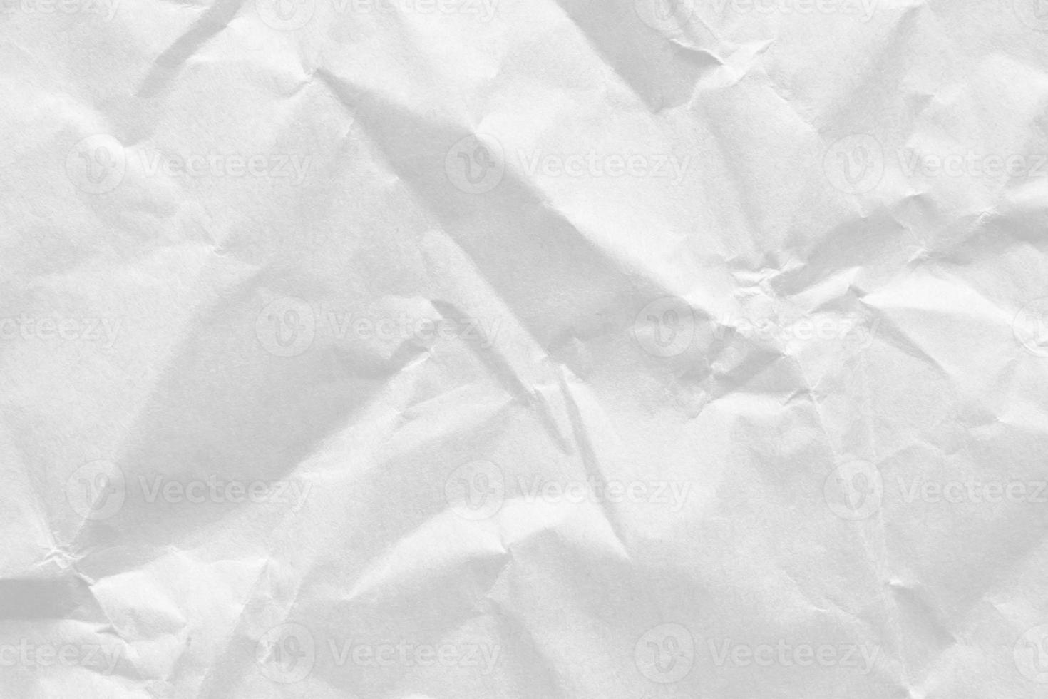 weißes zerknittertes papier recyceltes kraftblatt textur hintergrund foto