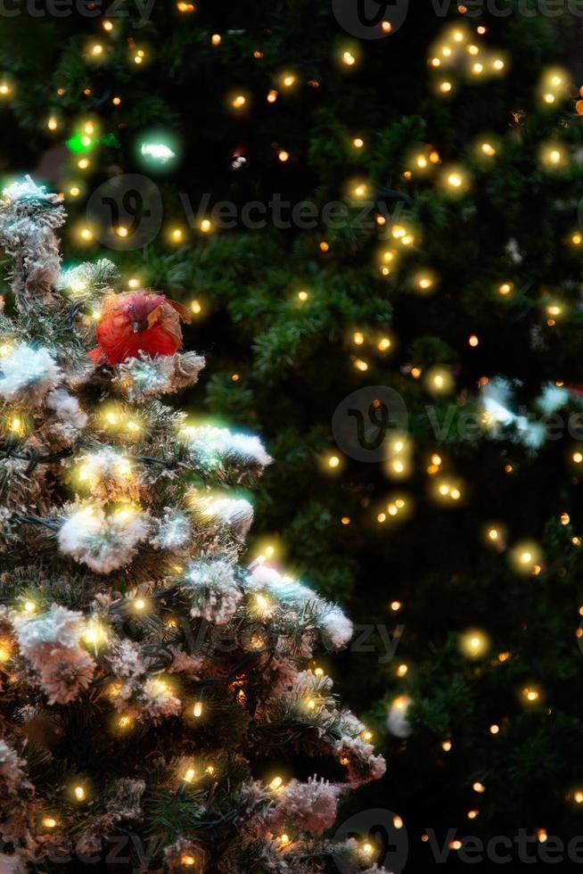 traditionelle neujahrs- und weihnachtsfarbene dekoration foto