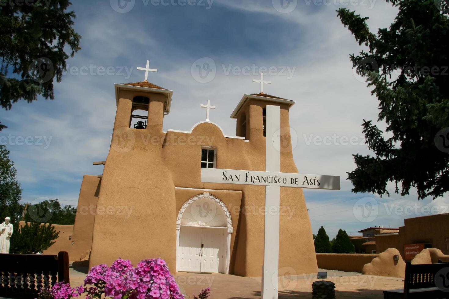 Missionskirche San Francisco de Asis in New Mexico foto