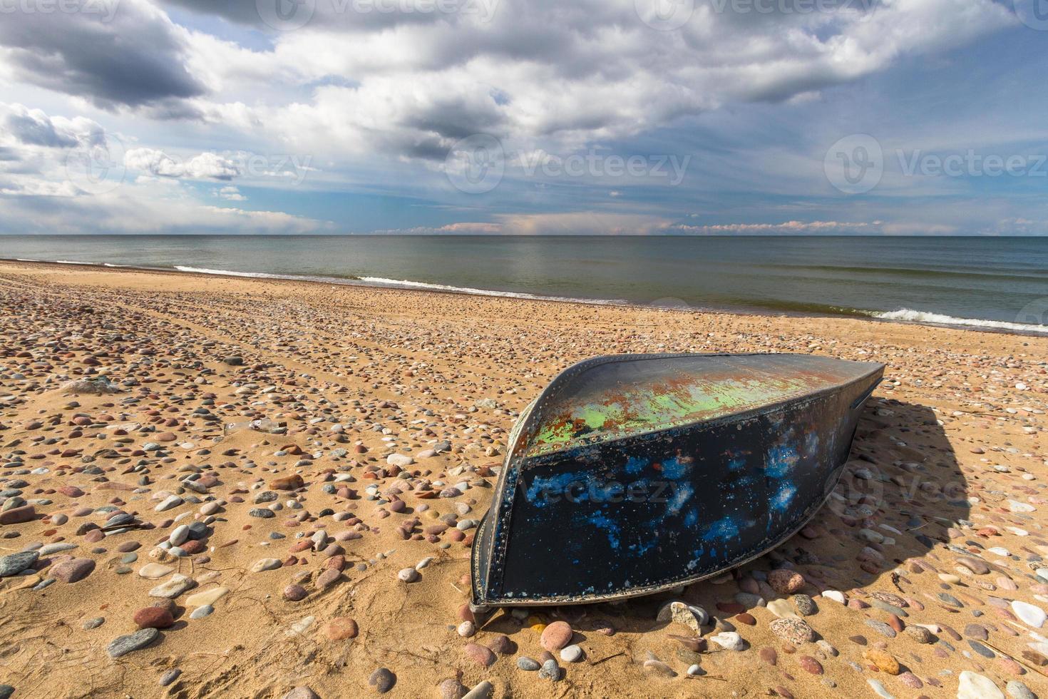 Fischerboote an der Ostseeküste foto