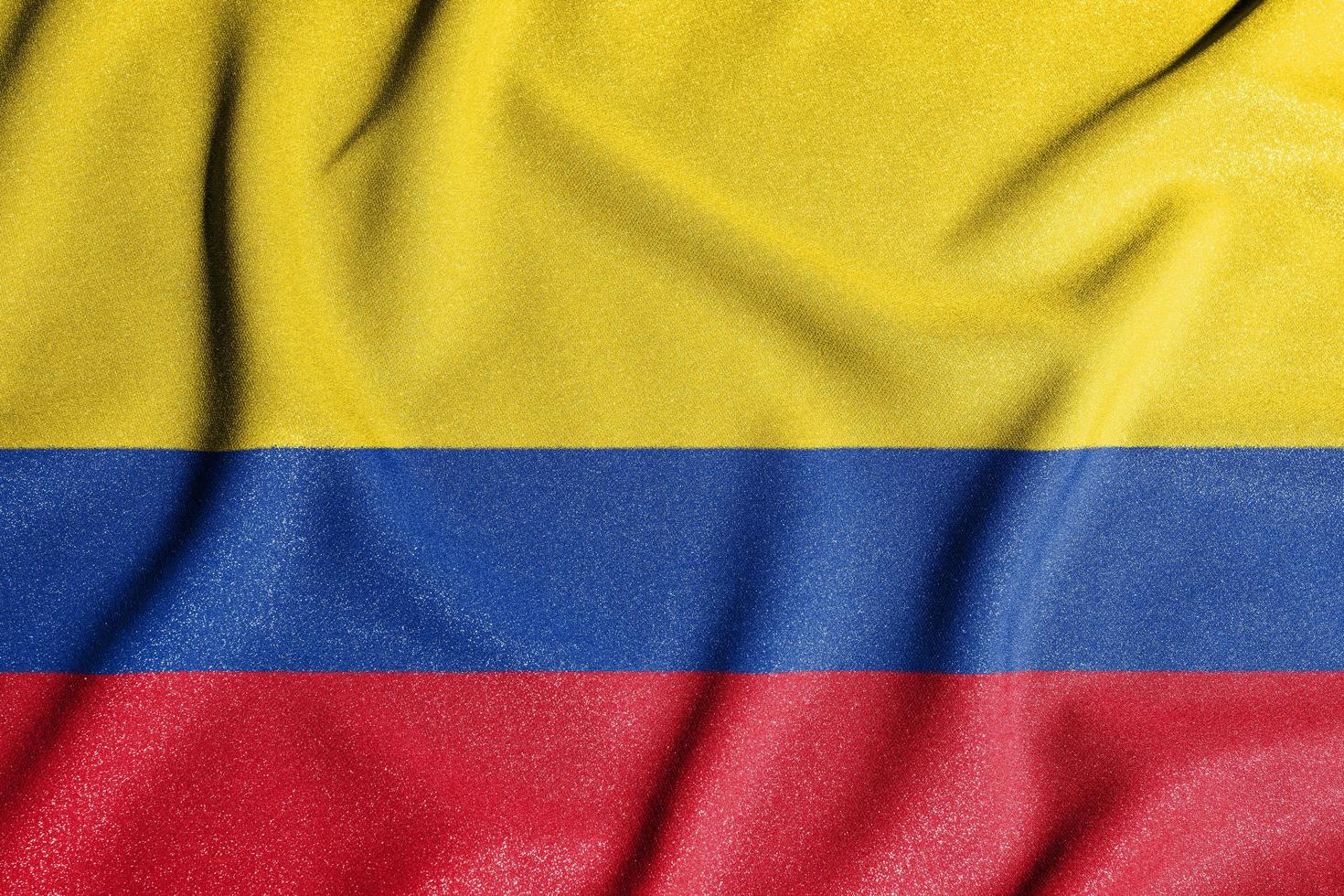 Nationalflagge von Kolumbien. das Hauptsymbol eines unabhängigen Landes. Flagge von Kolumbien. foto