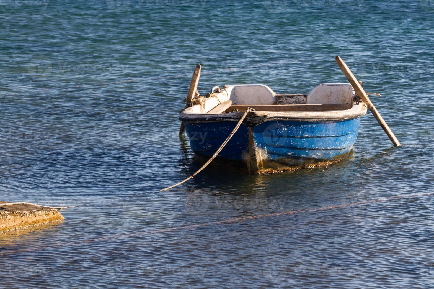 traditionelle fischerboote griechenlands foto