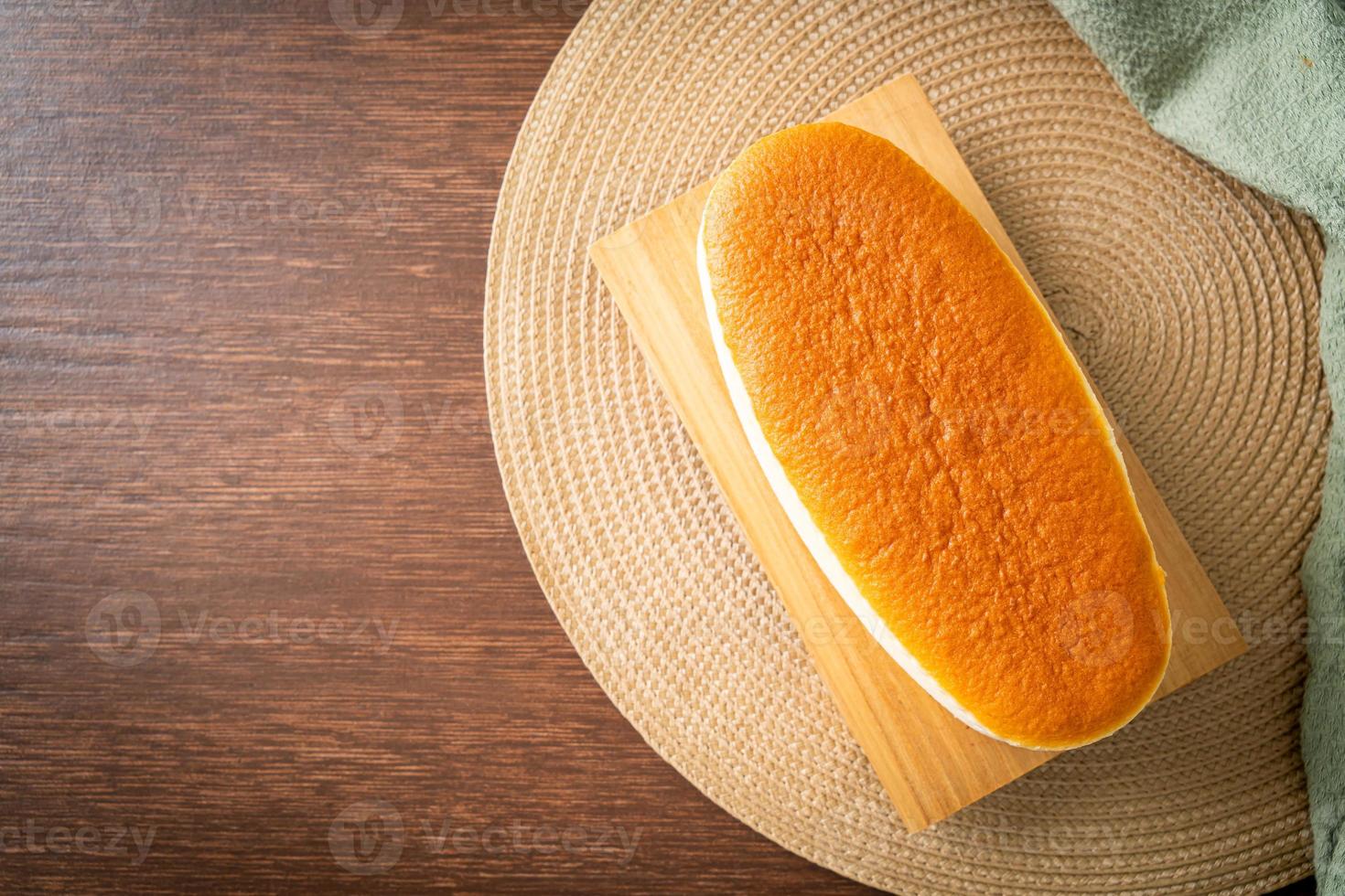 Käsekuchen im japanischen Stil foto