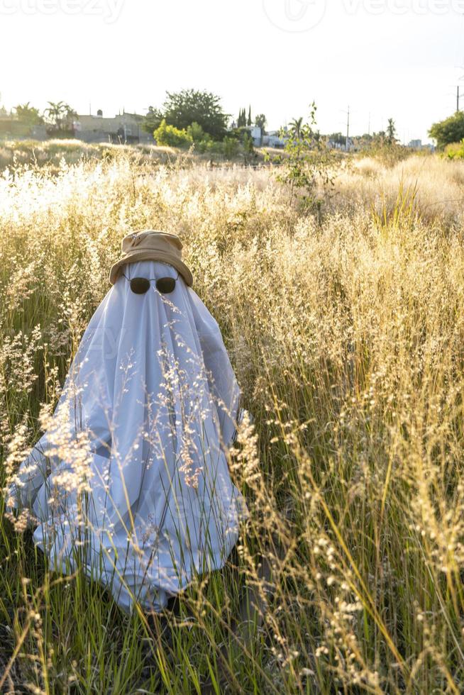 Halloween lustig, kein gruseliges Thema, weißer Geist, Mexiko Lateinamerika, Mexiko Lateinamerika foto