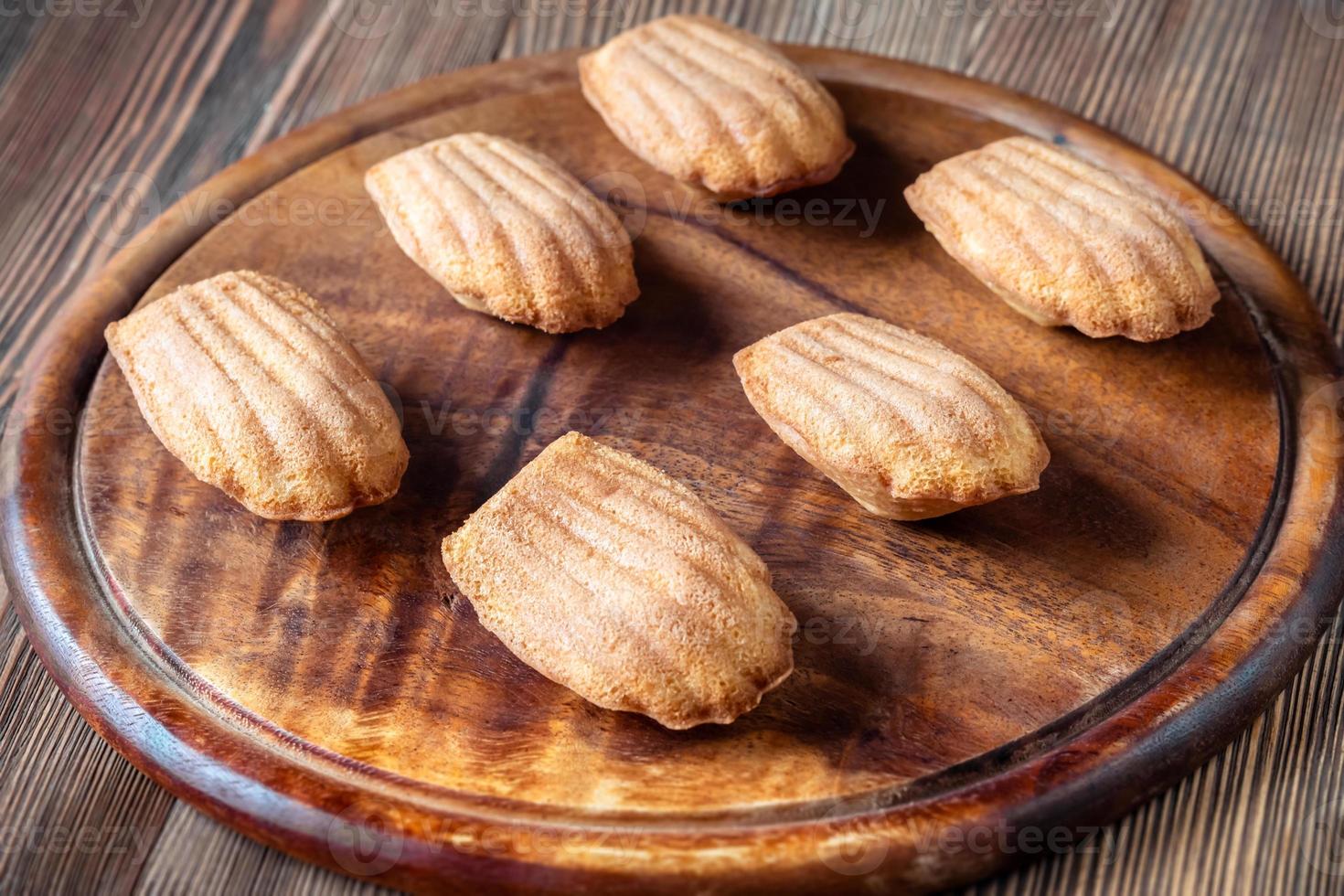 Madeleines - französische kleine Biskuitkuchen foto