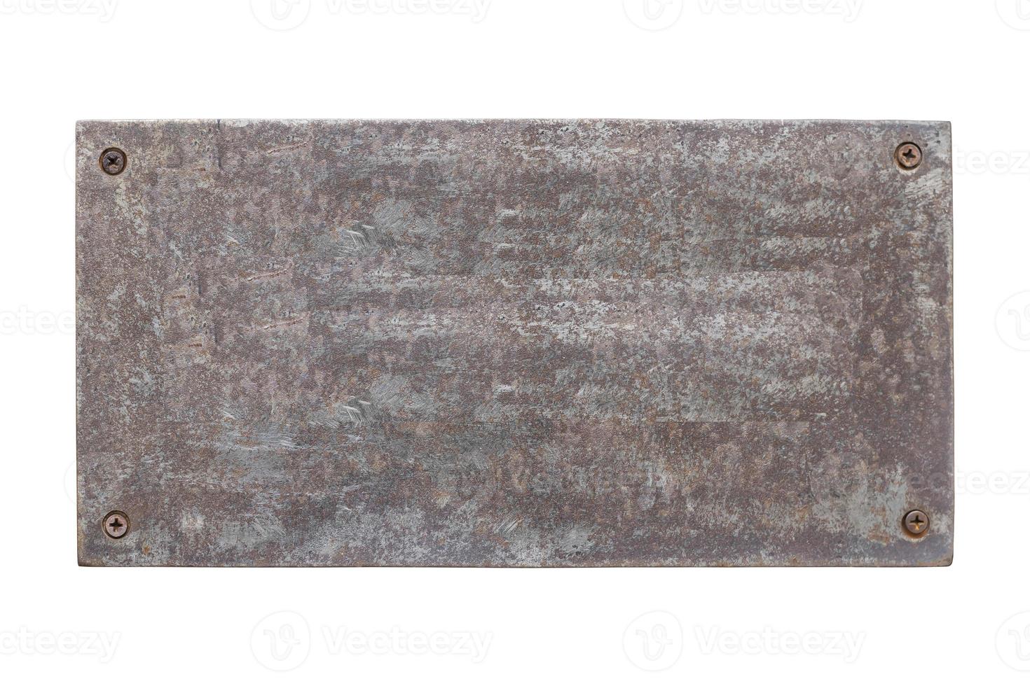 einfache Stahlplatte, Metallplatte isoliert auf weißem Hintergrund 15231331  Stock-Photo bei Vecteezy
