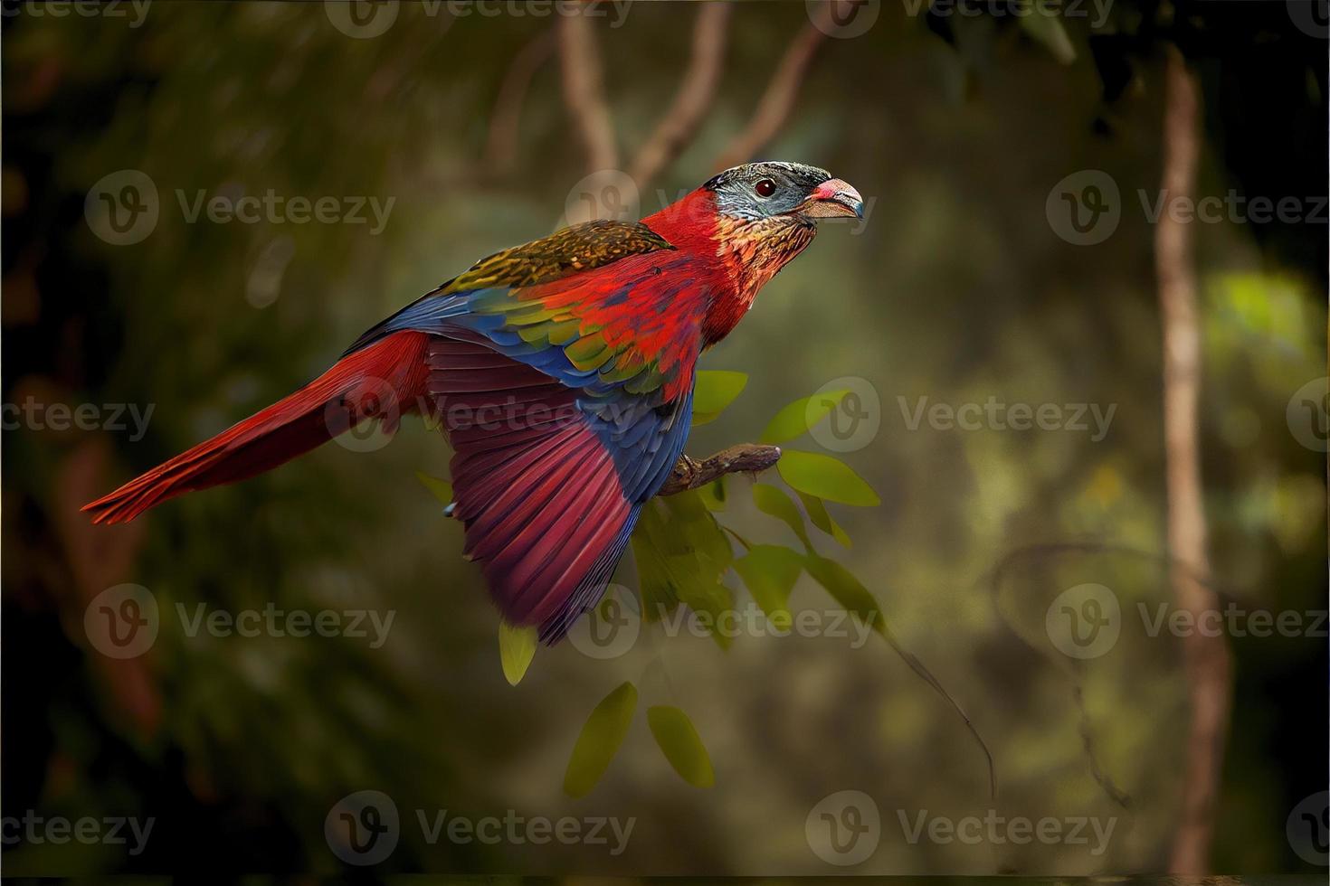 vogel von südamerika im naturlebensraum foto