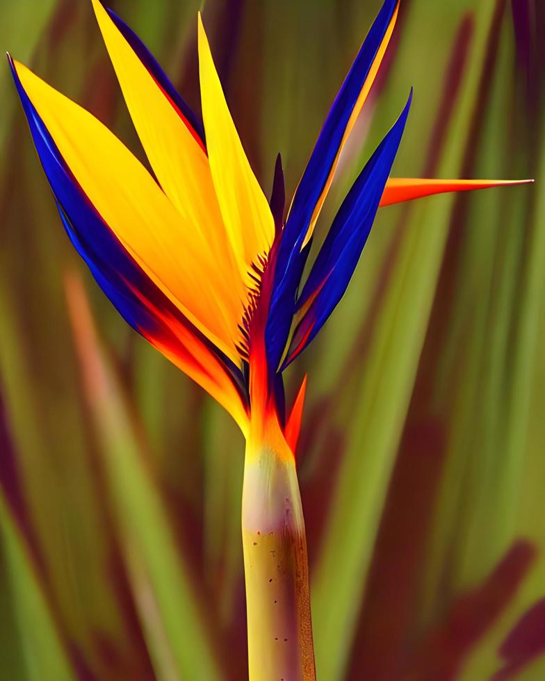 Paradiesvogel Blume foto